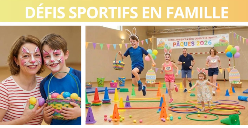 Animation sportive "Family Fit" spécial Pâques près d'Angoulême