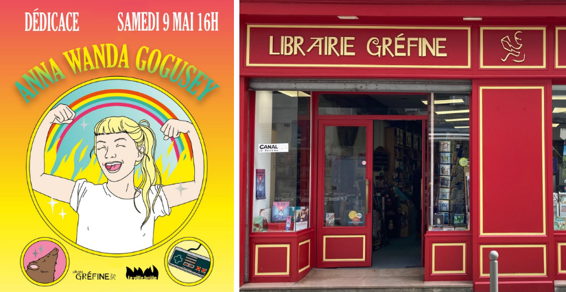 Rencontre et dédicace d'Anna Wanda Gogusey à la Librairie Gréfine La Rochelle
