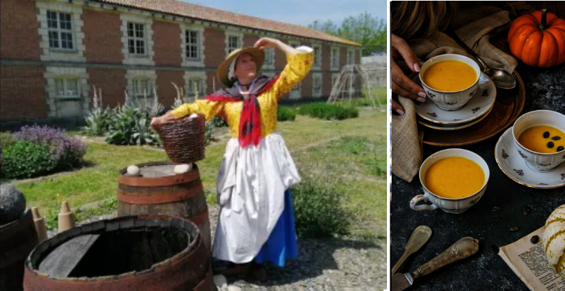 Atelier "Citrouilles et histoires" à la Halle aux Vivres de la Citadelle de Brouage