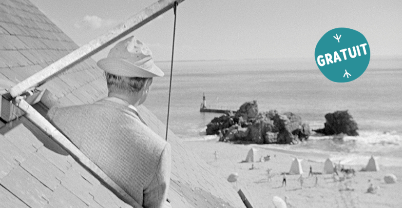 Ciné-quiz-goûter "les vacances de M. Hulot" à la médiathèque de Mireuil, La Rochelle