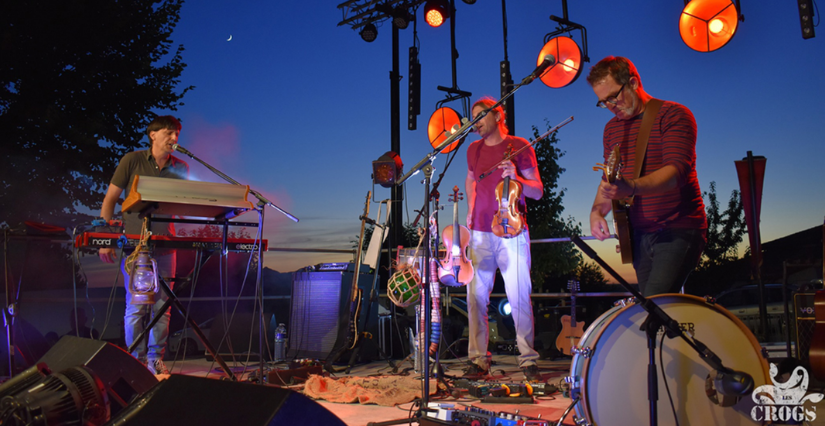 Concert de rock celtique par les Crogs à Messac, entre Montendre et Barbezieux-Saint-Hilaire