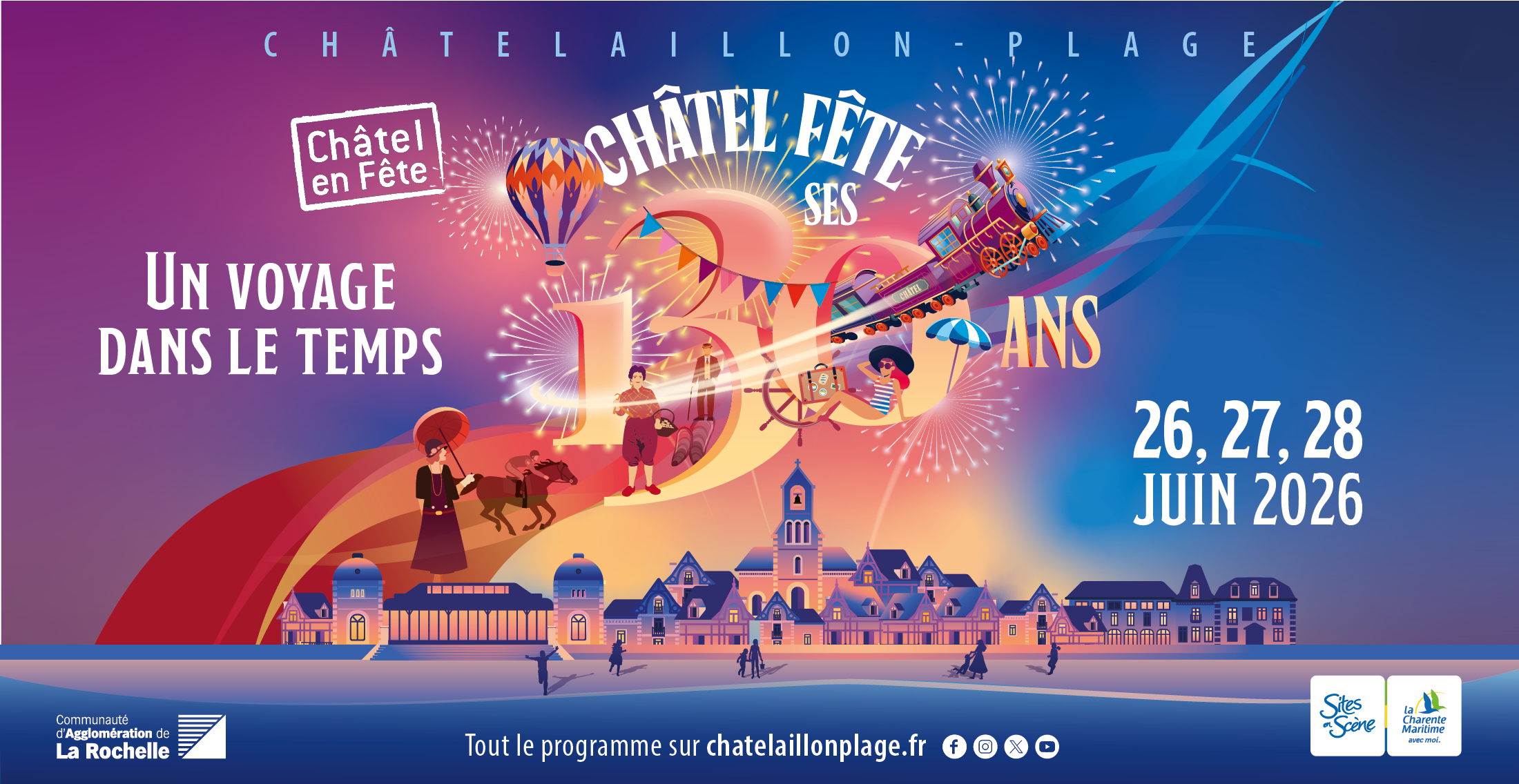 "Châtel en Fête" 2026 : 3 jours de spectacles et d'animations en famille à Châtelaillon-Plage