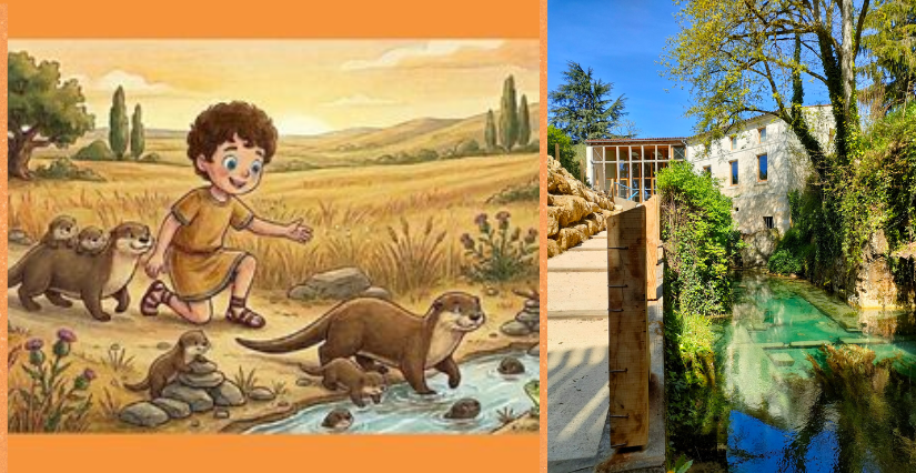"Les aventures d'Apius" visite contée pour les 3-6 ans à la Maison des Acqueducs près de Saintes