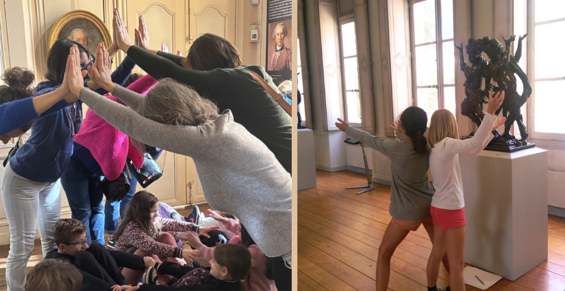 Visite théâtre-yoga en famille du musée du Nouveau Monde de La Rochelle