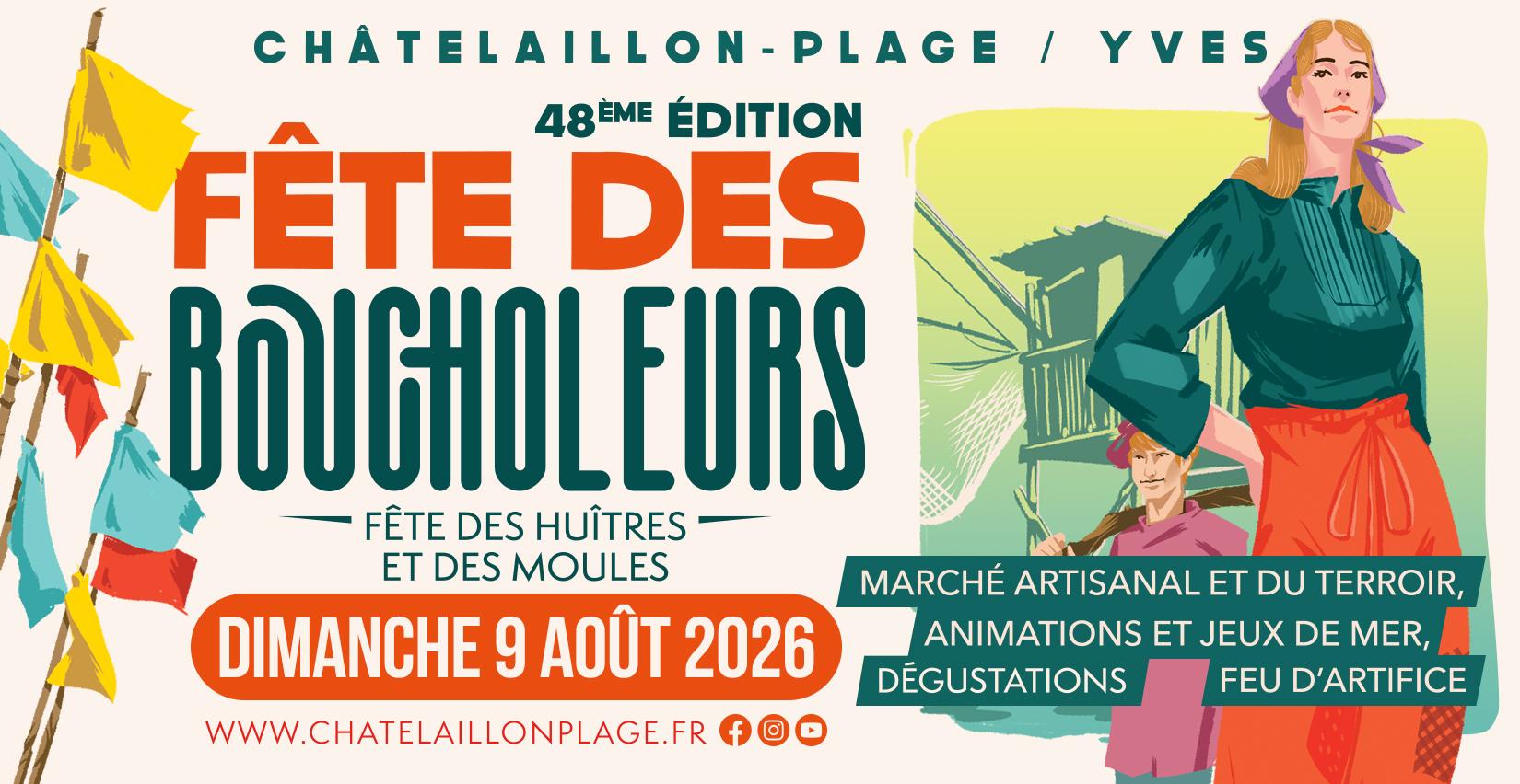 La Fête des Boucholeurs à Châtelaillon-Plage, entre La Rochelle et Rochefort