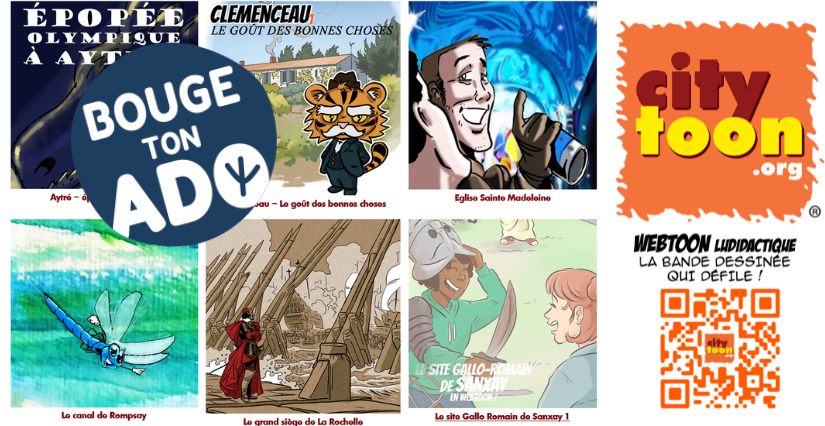 Atelier webtoon pour ados à la médiathèque Michel-Crépeau, La Rochelle