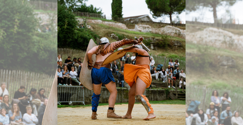 Des gladiateurs aux arènes de Saintes