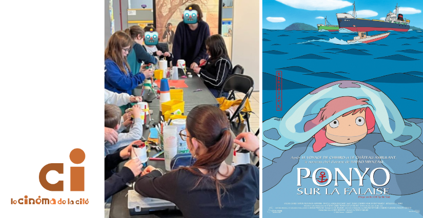 Séance ciné-atelier "Ponyo sur la falaise" avec le Ciné de la Cité à Angoulême