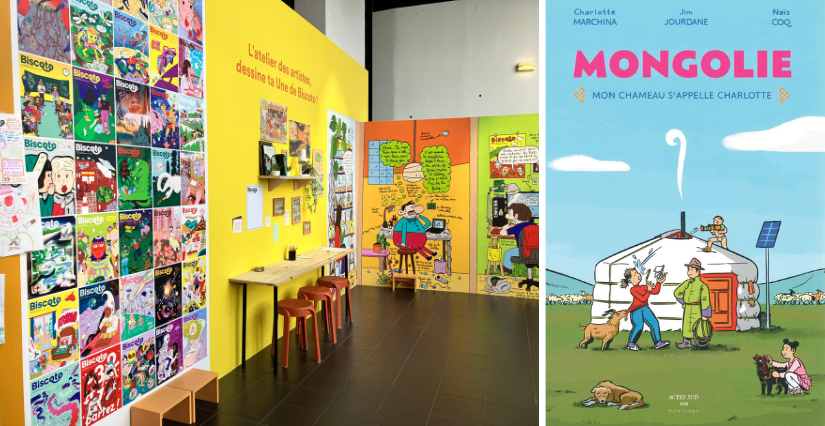 Rencontre et dédicaces avec Charlotte Marchina, Jim Jourdane et Naïs Coq à la Cité de la BD d'Angoulême