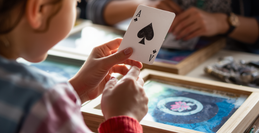 Stage parent-enfant "sérigraphie" avec le Carré Amelot, La Rochelle