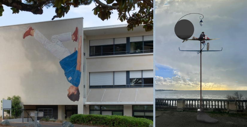 Inauguration du centre d'art et de rééducation sentimentale à La Rochelle