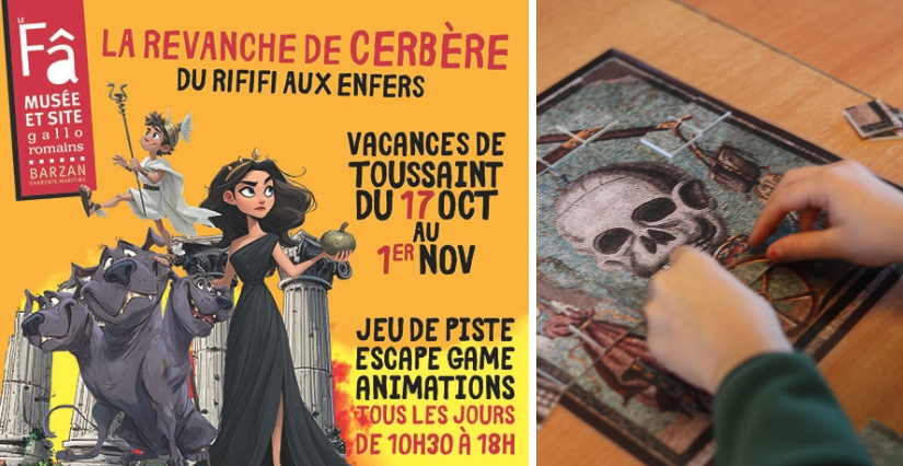 "Du rififi aux Enfers", animations des vacances sur le site du Fâ, à Barzan près de Royan
