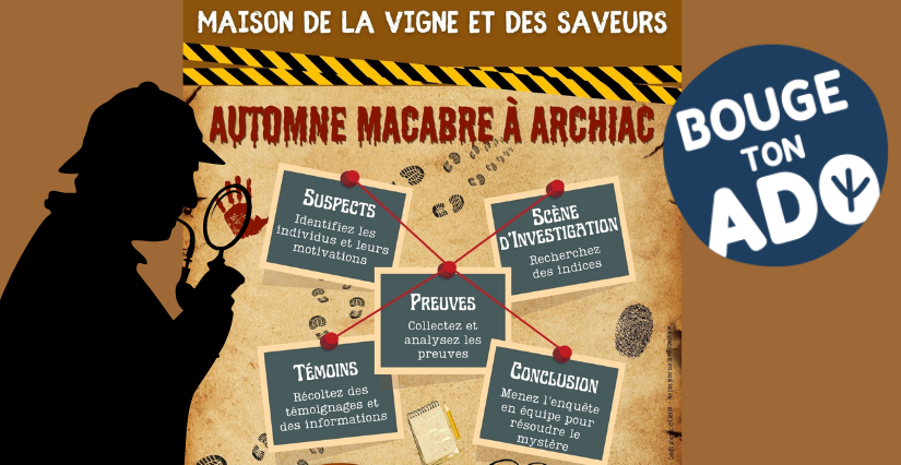 Jeu d'enquête pour ados à la Maison de la vigne et des saveurs, à Archiac