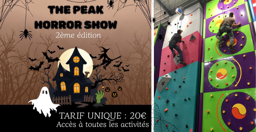 "The Peak Horror Show" Halloween Party à The Peak, parc accrobranche entre La Rochelle et Rochefort