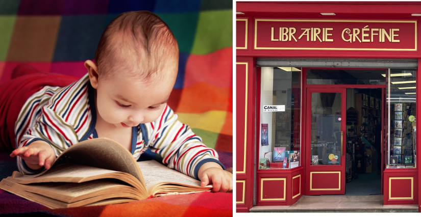 Lecture bébé de 0 à 3 ans à la Librairie Gréfine, La Rochelle