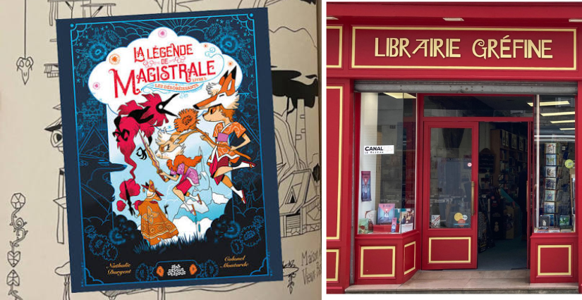 Atelier et dédicace avec Nathalie Dargent et Colonel Moutarde pour La légende de Magistrale Librairie Gréfine La Rochelle