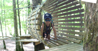 Parc Aventure de Fontdouce pour le plein de sensations en famille entre Cognac et Saintes