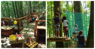 Fête ton anniversaire au parc aventure de Fontdouce entre Cognac et Saintes