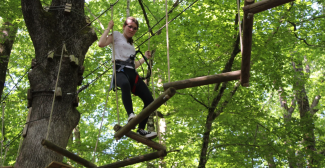 Parc Aventure de Fontdouce pour le plein de sensations en famille entre Cognac et Saintes