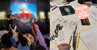 Visites et ateliers pour les scolaires à la Cité de la bande dessinée d'Angoulême (16)